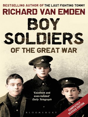 cover image of Boy Soldiers of the Great War